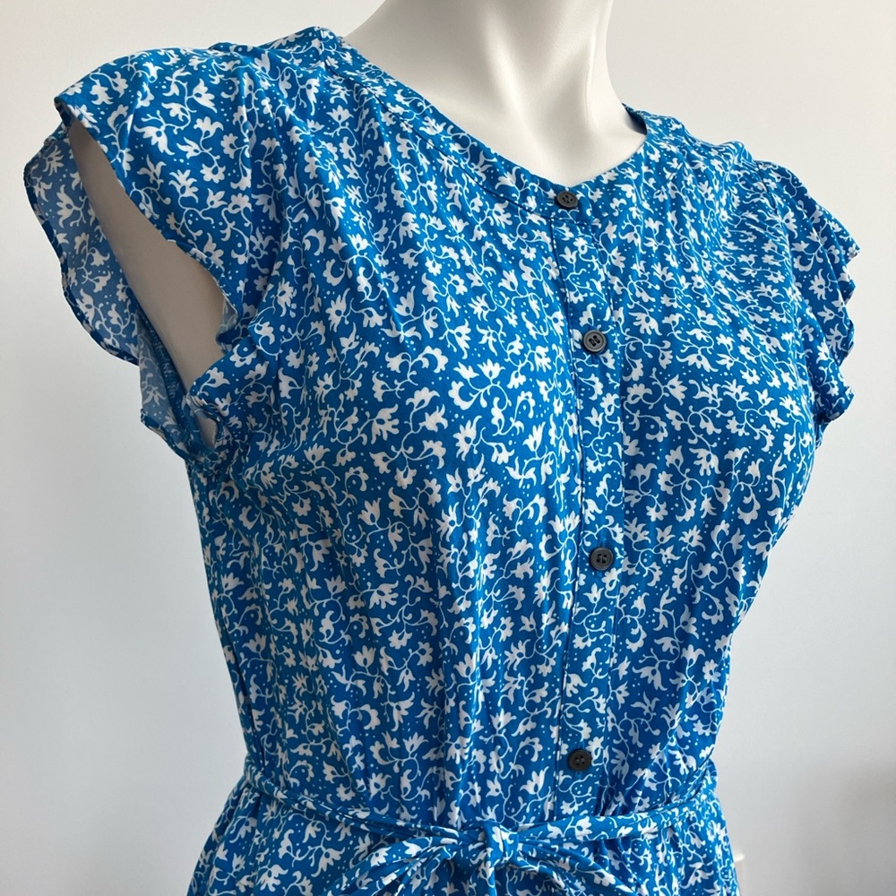 Baby Blue Button Down Dress